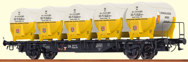 Brawa 49115 - German Container Car BTmms58 Dinkelacker Biere of the DB