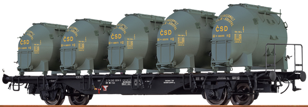 Brawa 49134 - Czechoslovakian Container Car of the CSD