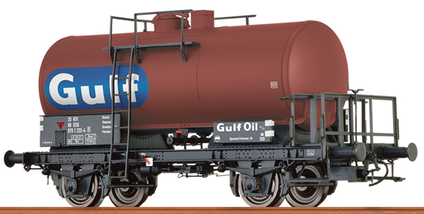 Brawa 49247 - Danish Tank Car Z GULF OIL of the DSB