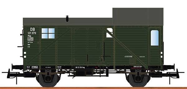 Brawa 49416 - German Baggage Caboose PWG of the DB