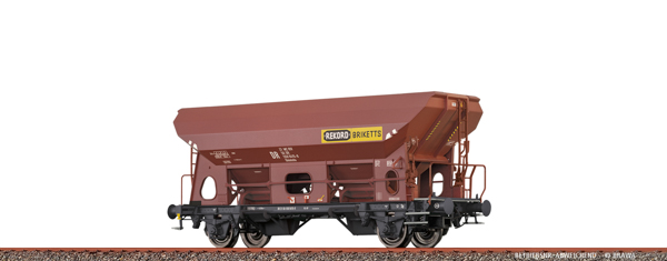 Brawa 49552 - German Open Freight Car Ommstu Rekord Briketts