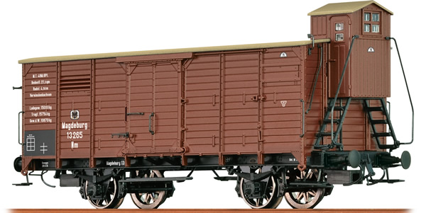 Brawa 49723 - German Box Car w. Brakemans Cab of the K.P.E.V.