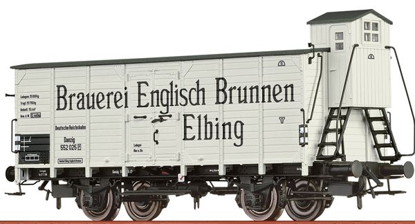 Brawa 49813 - Covered Freight Car Brauerei Englisch Brunnen