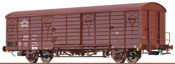 Brawa 49919 - Covered Freight Car Gbqss-z Expressgut DR Road no. 21 50 