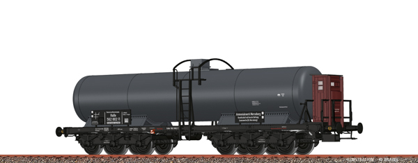 Brawa 50086 - German Gas Tank Car 6-axle ZZd Ammoniakwerk Merseburg