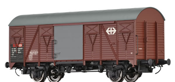 Brawa 50122 - Swiss Covered Freight Car Gs EUROP