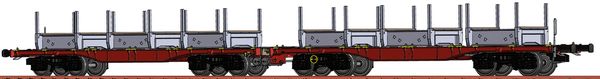 Brawa 50665 - Flat Car Sggrrs