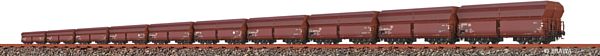 Brawa 50842 - German 10pc Freight Car Set Fads of the DB, AC