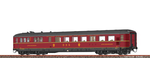 Brawa 51054 - German Dining Car WRuge