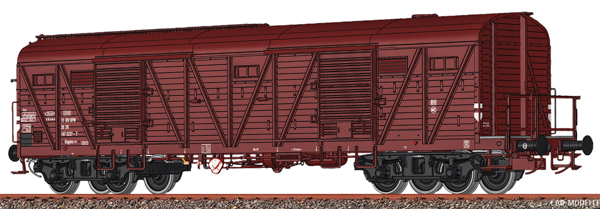 Brawa 51271 - Covered Freight Car Gagms-v