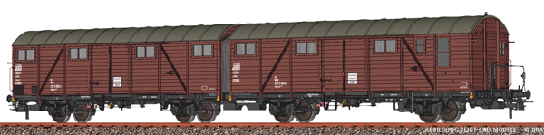 Brawa 51298 - Covered Freight Car Hrs-vz332