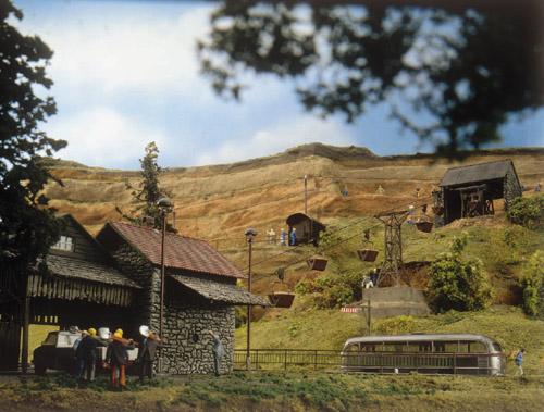 Brawa 6211 - Mining Cableway Buildings