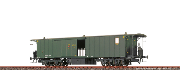 Brawa 65088 - Swiss Luggage Car F4