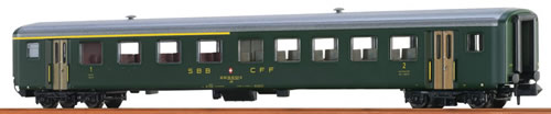 Brawa 65219 - Swiss Passenger Coach AB EW II of the SBB