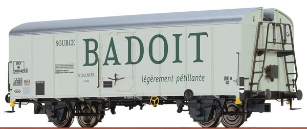 Brawa 67122 - Refrigerator Car UIC Standard 1 Evian & Badoit