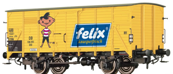 Brawa 67448 - German Covered Goods Wagon G10 Felix of the DB