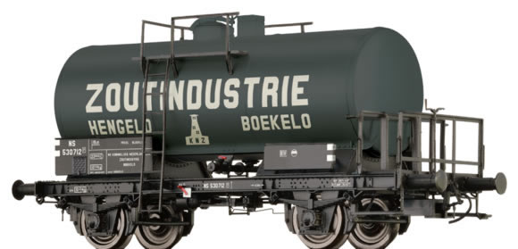 Brawa 67516 - Dutch Tank Car Zoutindustrie of the NS