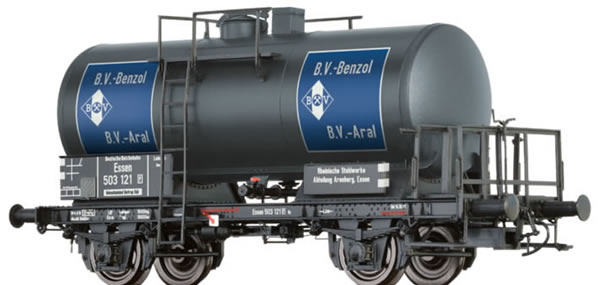 Brawa 67529 - Tank Wagon 2-axled Z [P] BV-BENZOL BV-ARAL DRG