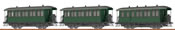 Austrian 3pc Passenger Coach Set of the ÖBB