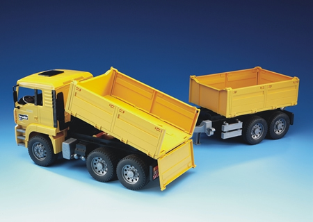 Bruder 02756 - MAN construction truck with trailer