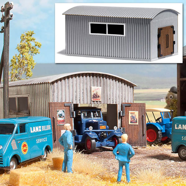Busch 1064 - Corrugated Metal Work Shed