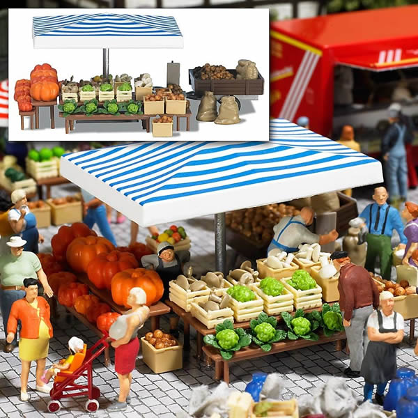 Busch 1070 - Market Stand »Vegetable«