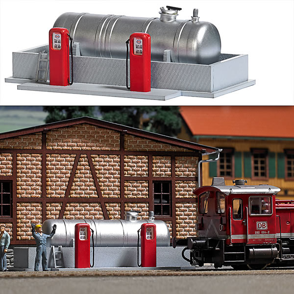 Busch 1158 - Diesel Locomotive Refueling Station