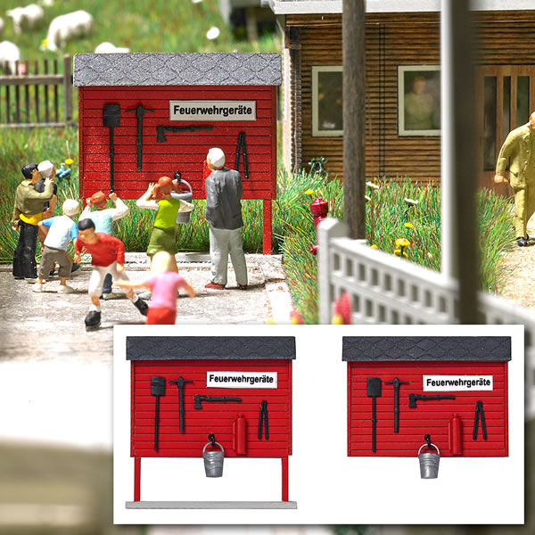 Busch 1176 - Genuine Wooden Fire Emergency Boards