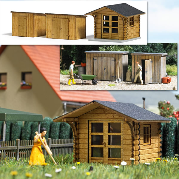 Busch 1529 - 3 Garden Sheds