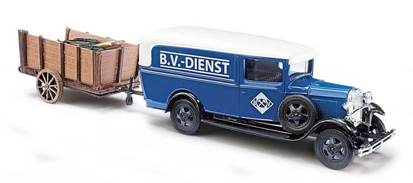 Busch 47729 - Ford Model AA »BV Service« Aral + Trailer