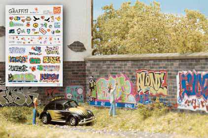 Busch 6035 - Graffiti detail set