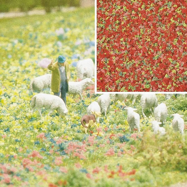 Busch 7357 - Foam Flock - Summer Flowers