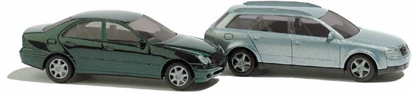 Busch 8346 - Audi Avant A4 / Mercedes C-Class