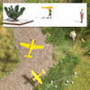 Model airplane flight