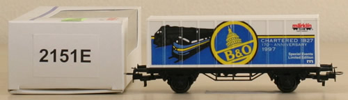 Consignment 2151e - Marklin 2151e - Club Car B&O 170th Anniversary
