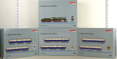 Consignment 2681set - Marklin 2681 Kaiser Wilhelm II Set
