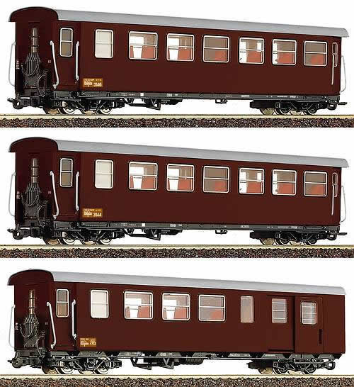 Consignment 34090 - Roco 34090 3pc Passenger Car Set