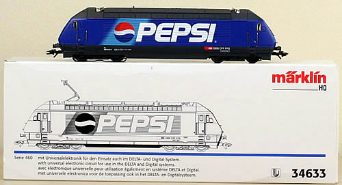 Consignment 34633 - Marklin 34633 Electric Locomotive Class 460 PEPSI