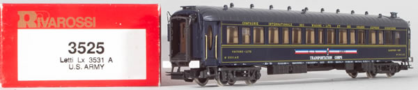 Consignment 3525 - Rivarossi 3525 U.S. Army Transportation Corps Passenger Coach