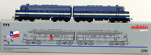 Consignment 3781 - Marklin 3781 Diesel GM EMD F7 Texas & Pacific