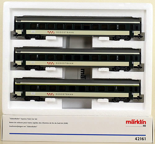 Consignment 42161 - Marklin 42161 Sudostbahn Express Train Car Set
