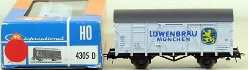 Consignment 4305D - Roco 4305D Lowenbrau Munchen Box Car
