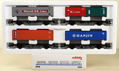 Consignment 4515 - Marklin 4515 Set of 4 Container Cars