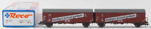 Consignment 46121 - Roco 46121 Double Box Car Stückgut-Schnellverkehr