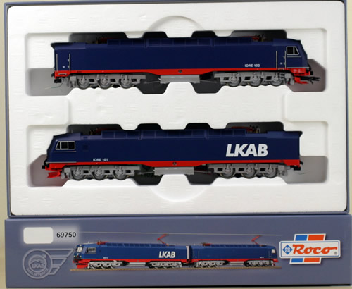 Consignment 69750 - Roco 69750 LKAB Ore Train Double Locomotive