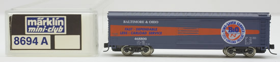 Consignment 8694A - Marklin 8694A - Box Car of the B & O