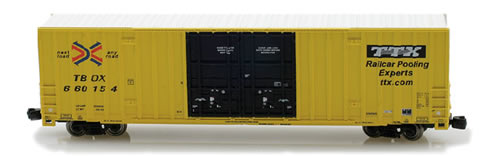 Consignment AZ90401-2 - AZL 90401-2 - Set of 4 60 Gunderson High Cube Boxcars TTX