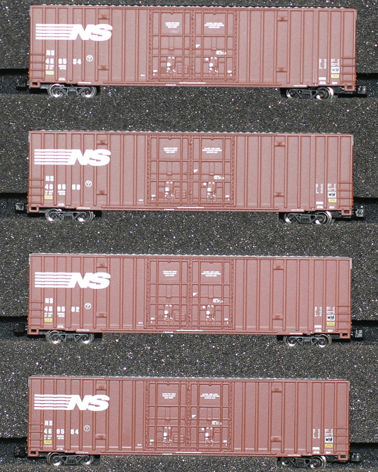 Consignment AZL90405-1 - AZL 90405-1 - 4pc 60 Gunderson Box Car Set of the NS