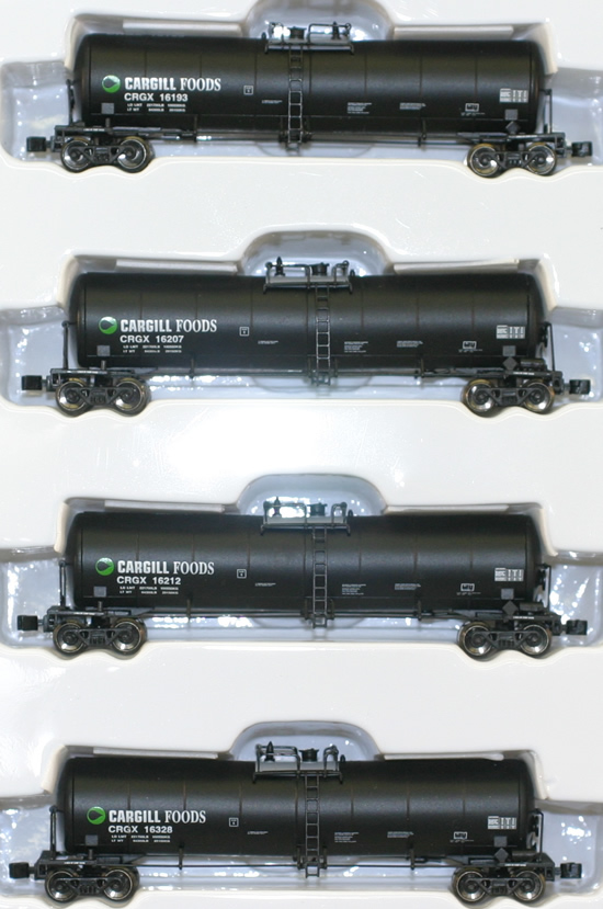 Consignment AZL90504-1 - AZL 90504-1 - 4pc 23,000 Gallon Funnel Flow Tank Car of the CRGX