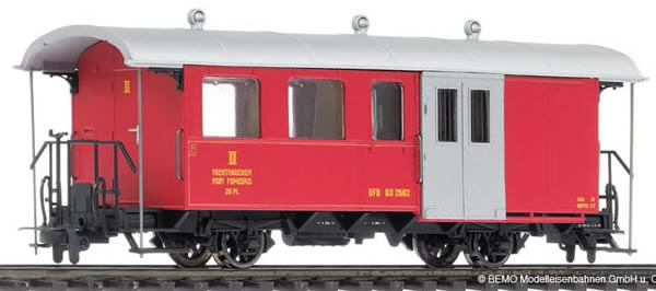 Consignment BE3237282 - Bemo 3237282 - Passenger Wagen BD 4282 with luggage cart 